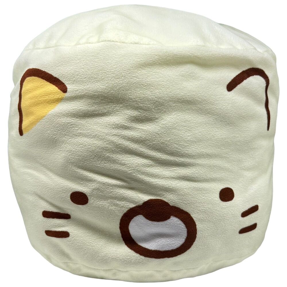 2019 San-X Sumikko Gurashi Neko Yellow Cat Body Pillow Plush‎ Japan Import 12”